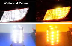 レクサス IS H22.8～H24.4 GSE2#系 高輝度 ウインカー ポジション化キット T20 ピンチ部違い LED バルブ 54連搭載 trắng&黄 ハイフラ防止抵抗器付 mới miễn phí vận chuyển