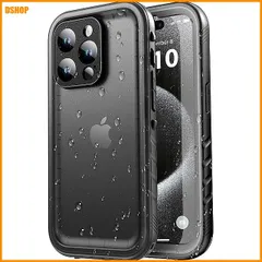 miễn phí vận chuyển★SPORTLINK iPhone 15 Pro 用 防水ケース 完全保護 防雪 防塵 耐衝撃 IP68防水規格 米軍MI