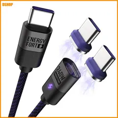 miễn phí vận chuyển★SIKAI CASE マグネット 磁気充電ケーブル PD 240W 48V/5A超急速充電 16ピン Type-C端子