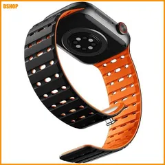 miễn phí vận chuyển★[Bandletic]アップルウォッチ用のバンド シリコン マグネット-hè 蒸れない スポーツバンド 42mm 44mm