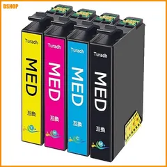 miễn phí vận chuyển★MED-4CL エプソン 用 インク メダマヤキ EW-056A EW-456A インク 4色bộ 純正 と併用互換イ