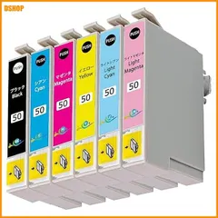 miễn phí vận chuyển★IC6CL50 エプソン 用 インク IC50 風船 Epson対応 互換インクカートリッジ (ICBK50 ICC50