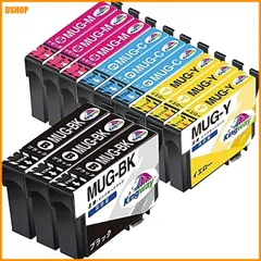 miễn phí vận chuyển★Kingway エプソン(Epson)対応 エプソン MUG-4CL MUG 互換インクカートリッジ 4色bộ×3 (