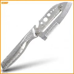 miễn phí vận chuyển★【最新改良モデル】ピーラー 多機能 7in1 野菜皮むき器 千切り器【オールステンレス製】栓抜き 滑りにくい 皮むき 千