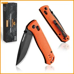 miễn phí vận chuyển★MOSSY OAK フォールディングナイフ 折りたたみナイフ アウトドアナイフ D2鋼ブレード 切れ味良い アクシスロッ