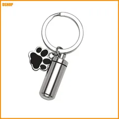 miễn phí vận chuyển★[YFFSFDC] ロケットペンダント 遺骨 カプセル キーホルダー 完全防水型 高い密封性 カプセル ネックレス 犬