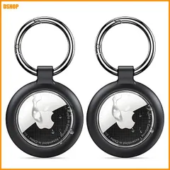 miễn phí vận chuyển★Inesore for AirTag ケース 防水TPU -Đen2 | キーホルダー付き、全面保護/耐衝撃/落下防止