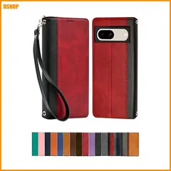 miễn phí vận chuyển★シズカウィル Google Pixel 8a ケース カバー 手帳型 本革調 レザーケース ボルドーĐỏ×Đen 1