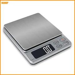 miễn phí vận chuyển★はかり デジタル デジタルスケールはかり 3000g 計量器 0.1g単位 3kg キッチン クッキングスケール (シル