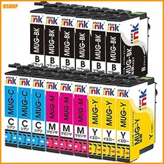 miễn phí vận chuyển★エプソン 対応 MUG-4CL マグカップ Epson 互換インク 15本bộ (6BK/3C/3M/3Y) MUG