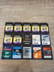 ★④SDカード 4GB メモリーカード 15枚bộ
