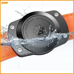 miễn phí vận chuyển★IPX8防水エアタグドッグMàu sắcホルダー、超耐久性のある犬＆猫の首輪マウント Airtagには、すべての幅の襟（1パック