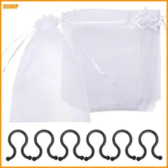 miễn phí vận chuyển★防虫メッシュフィルター 30枚 クリップ6個 エアコン用ドレンホース 防虫メッシュフィルター ドレンホースキャップ用 簡
