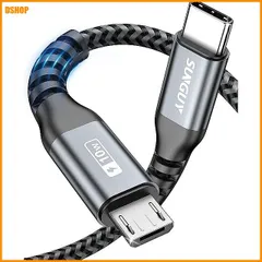 miễn phí vận chuyển★SUNGUY Type C Micro USB ケーブル ( USB C to micro ) OTGケーブル 0.5M