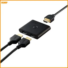 miễn phí vận chuyển★エレコム HDMI切替器 4K 60Hz 2入力1出力 双方向 薄型(12mm) PS5・4 / Nintendo Sw
