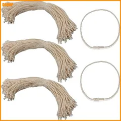 miễn phí vận chuyển★YOVOY タグ紐 棉 タグファスナー ブランドタグ つづりひも 棉 タグ糸 糸ループ 業務用タグ紐 ループロック ロッ