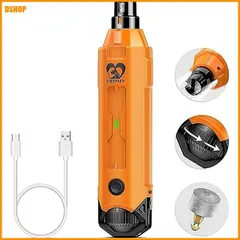 miễn phí vận chuyển★Casfuy 犬爪切り電動 6スピード - 最新の強化されたペット用ネイルグラインダー 充電式電動犬用ネイルトリマー 痛