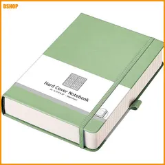 miễn phí vận chuyển★AHGXG ノート A5 罫線 100gsm厚紙 160枚 ハードカバー 横14.6cm×縦21.3cm ライトXanh lá