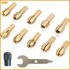 miễn phí vận chuyển★回転工具bộ用 4.3mm シャンク コレットチャックbộ モーターコレット【Kích cỡ0.5・0.8・1.0・1.6・