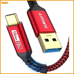 miễn phí vận chuyển★SUNGUY USB3.1 Gen2 USB Type C ケーブル 1.5M USB-A & USB-C 10Gbps