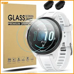 miễn phí vận chuyển★Suoman for Garmin Forerunner 165/165 Music保護フィルム(3枚)+防塵栓(2つ)