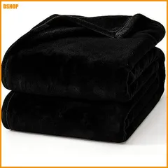 miễn phí vận chuyển★Hansleep 毛布 セミダブル ブランケット もうふ 160x200cm Đen 洗える 軽量 静電防止 (160