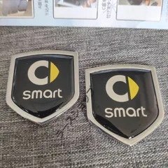 mới 高品質 スマート Smart  ロゴ エンブレムバッジ ステッカー  2個bộ