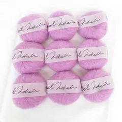 DARUMA ダルマ 毛糸 Wool Mohair ウールモヘヤ 9玉bộ 16番色 1玉20g khoảng 46m モヘア メリノウール 日本製 横田 未使用品