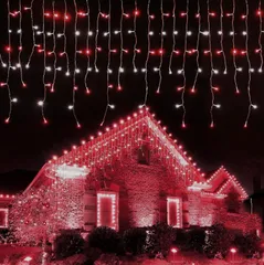 【数量giới hạn】LED イルミネーションライト 屋内屋外兼用 つらら 防水 防雨 イルミネーション 連結可 クリスマス ライト SUCCUL 120球 5m