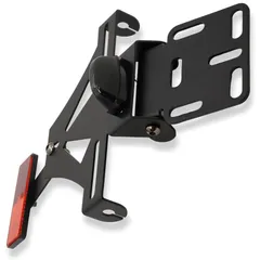 【mới】 UMikke バイク フェンダーレスキット 汎用 LEDナンバー灯 リフレクター ウインカー 用 ホール付 カスタムパーツ ステー Đen