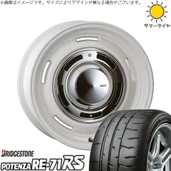クラウン カムリ マークX 225/45R18 サマータイヤ ホイール 4本bộ | ブリヂストン ポテンザ RE71-RS × クリムソン ディーン クロスカントリー マーガレットTrắng 18インチ 8J +35 5穴114.3