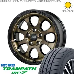 C28 セレナ ヤリスクロス 215/55R17 サマータイヤ ホイール 4本bộ | トーヨータイヤ トランパス MP7 × ホットスタッフ マッドクロス グレイス ブロンズクリア/リムĐen 17インチ 7J +45 5穴114.3