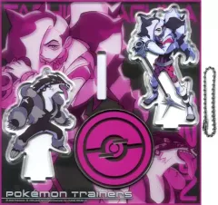【中古】雑貨 ネズ＆タチフサグマ アクリルスタンドキーホルダー Pokemon Trainers 「Túiモンスター」 ポケモンセンターgiới hạn