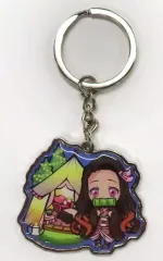 【中古】雑貨 竈門禰豆子(グランピング) メタルキーホルダー 「鬼滅の刃」 リゾートgiới hạn