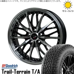 アウトバック 225/65R17 サマータイヤ ホイール 4本bộ | BFグッドリッチ トレイルテレーン T/A × ホットスタッフ プレシャス HM-3 メタリックĐenポリッシュ 17インチ 7J +48 5穴100
