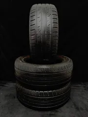22年製　中古タイヤ3本bộ　ダンロップ　235/55R18 100V 8分山　サマータイヤ　T-623①★T-623①と②同時に購入手続きお願いします。