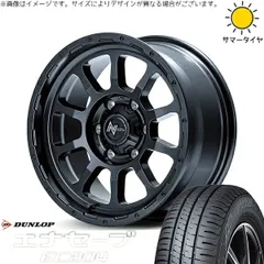 リーフ ルミオン 205/55R16 サマータイヤ ホイール 4本bộ | ダンロップ エナセーブ EC204 × エムアイディー ナイトロパワー M10 パーシング バレルĐen 16インチ 7J +40 5穴114.3