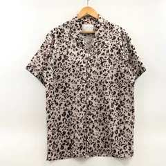 【中古品】STAMPD スタンプド LEOPARD PRINT SS SHIRT レオパードプリント tay ngắnÁo sơ mi phong cách thường ngàyÁo sơ mi Áo【147-260914-hn-03-fur】