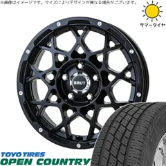 ジムニーシエラ 215/70R16 サマータイヤ ホイール 4本bộ | トーヨータイヤ オープンカントリー H/T2 × トライスター Xanh dươngト BR-55 ミルドサティンĐen 16インチ 5.5J -5 5穴139.7
