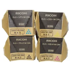 4色bộ RICOH リコー 純正 Pトナー IM C300 Đen/シアン/マゼンタ/イエロー NO.9716