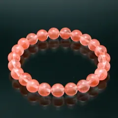 チェリークォーツ癒しのブレス 宝石パワーカード付き