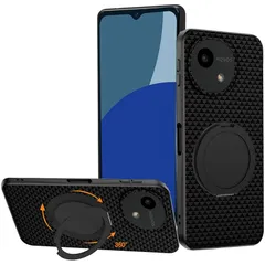 【mới】 AQUOS wish4 SH-52E ケース リング360°回転スタンド機能 縦横両対応 TPUChất liệu 滑り止め 薄型 軽量 黄ばみ防止 Aquos wish 4 スマホケース レンズ保護 カバー背面 シェル クバー ソフト 防指紋 柔軟性 ストラップ