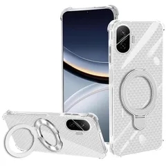 【mới】 LAILIQI FOR Xiaomi POCO X7 Pro ケース クリア MagSafe対応 リング付き 縦横両対応 透明 TPU 柔軟性 薄型 軽量 指紋防止 黄ばみ防止 LAILIQI FOR xiaomi poco x7pro スマホケース
