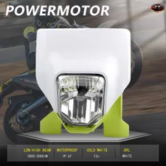 オートバイ用LEDヘッドライト、ハスクバーナ TE FE FC TC 250 300 350 450 701 2024 ヘッドランププレートパーツ、エンデューロダートバイ