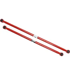 H★ジムニー JB23W JB33W JB43W ターンバックル調整式 強化ラテラルロッド 前後2本 Đỏ 5145e4a6
