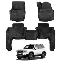 H★新型 ランドクルーザー250系 フロアマット 車loại専用設計 GDJ250W TRJ250W型 専用 立体 3Dフロアマット TPEChất liệu カーマット 滑り防止 耐bẩn 取付簡単 立体構造 耐摩擦 防水 カスタムパーツ インテリア 保護パーツ 7b7233a9
