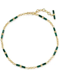 ケンドラスコット nữ アクセサリー ネックレス・チョーカー レース Kendra Scott Bree Beaded Link Chain Y Necklace Gold Green Mala