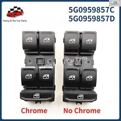5G0959857D 5G0959857C SEAT LEON マスターウィンドウリフタースイッチ VW GOLF MK7 PASSAT B8 TIGUAN TOURAN