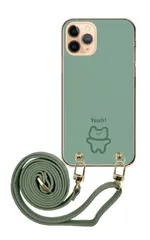 かんたんスマホ5 簡単スマホ5 くま クマ テディベア 韓国 かわいい dễ thương シンプル Hồng Be Nâu Xámジュ レザーベルト ストラップ 調節可能 130cm ストラップ付 Màu sắc07