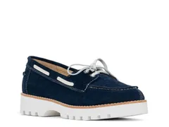 ドナルドプリネール nữ Giày スリッポン・ローファー プラットフォーム Donald Pliner Harlie Platform Loafer Navy Xanh navy